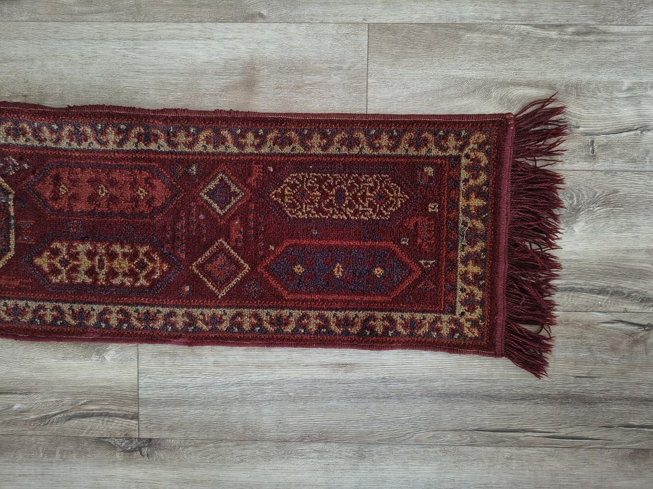 Prachtig bruin rood Perzisch tapijt, Perzische loper, kleed.