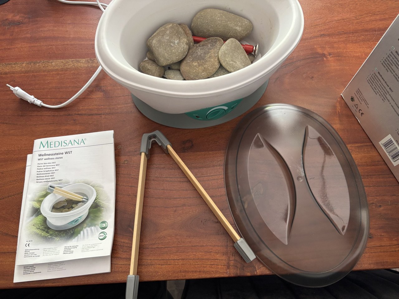 Hot stone massage set
