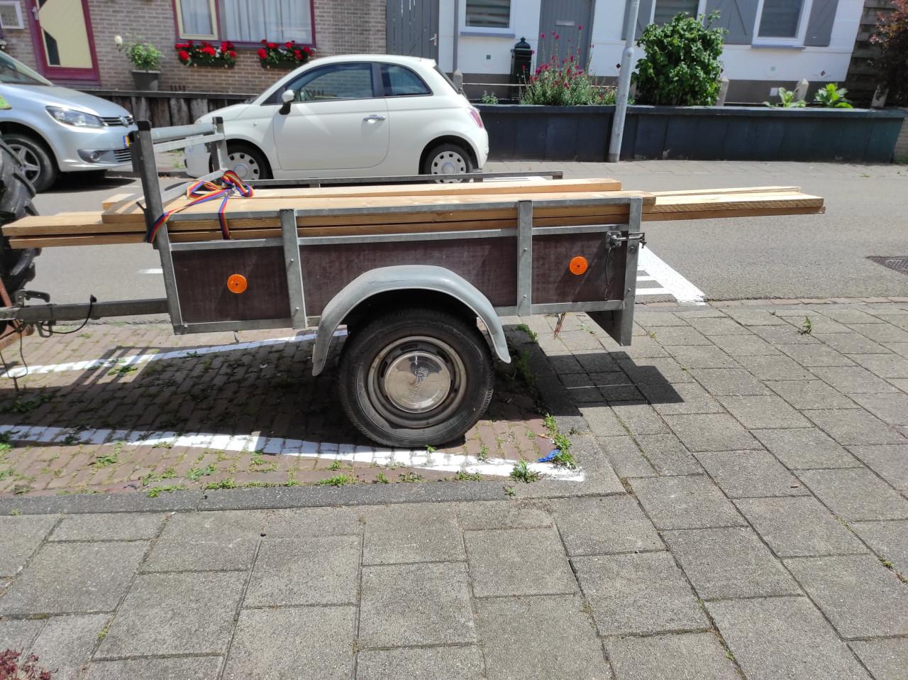 Anssem aanhanger / Aanhang wagen in goede staat tot 750 kg
