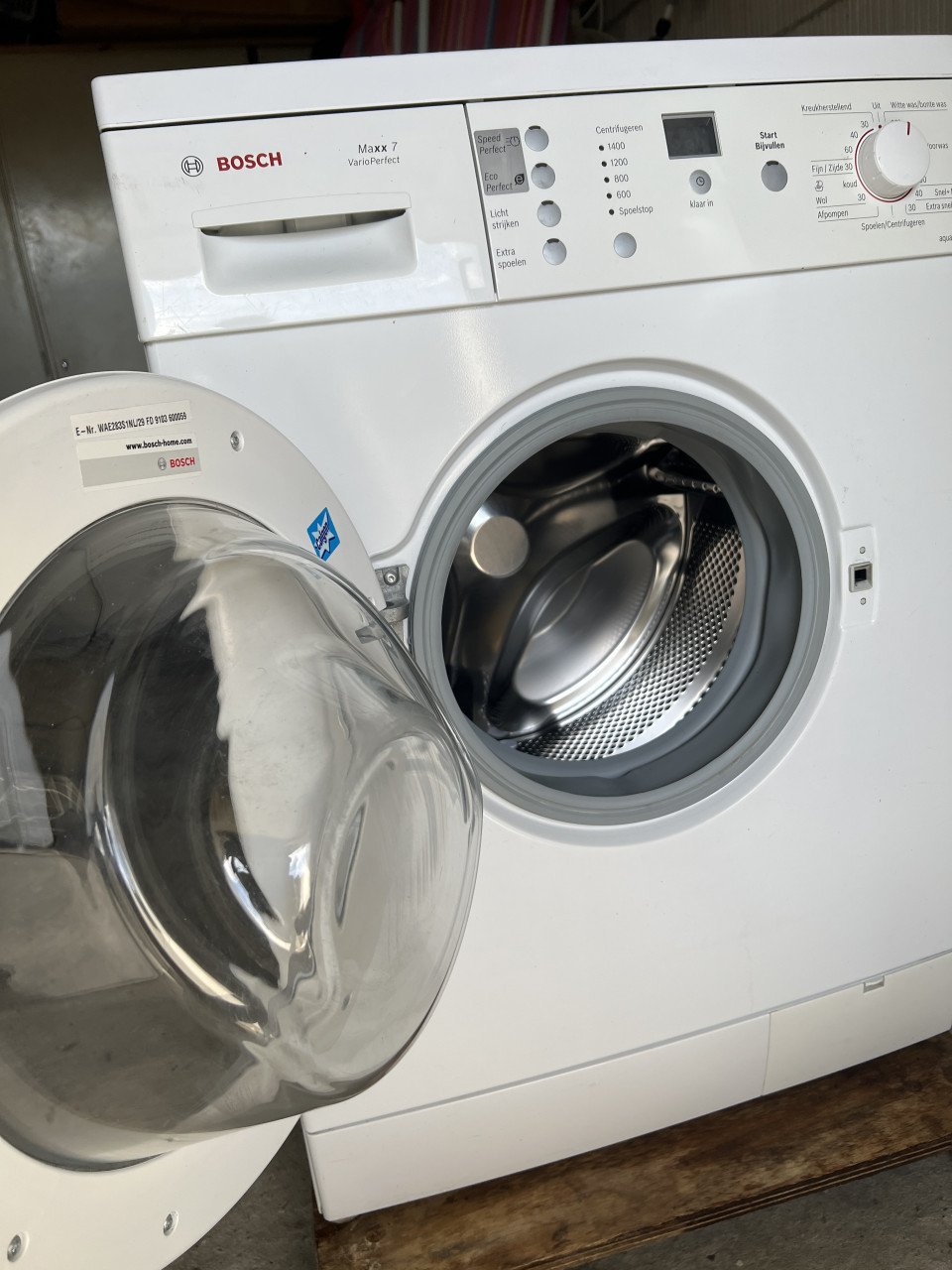 Bosch Wasmachine 7 kg. 1400 toren