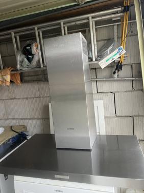 Bosch RVS Wandschouw Afzuigkap 90 cm (DWB96BC50) Als nieuw!