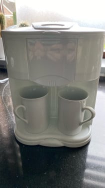 Klein koffiezetapparaat