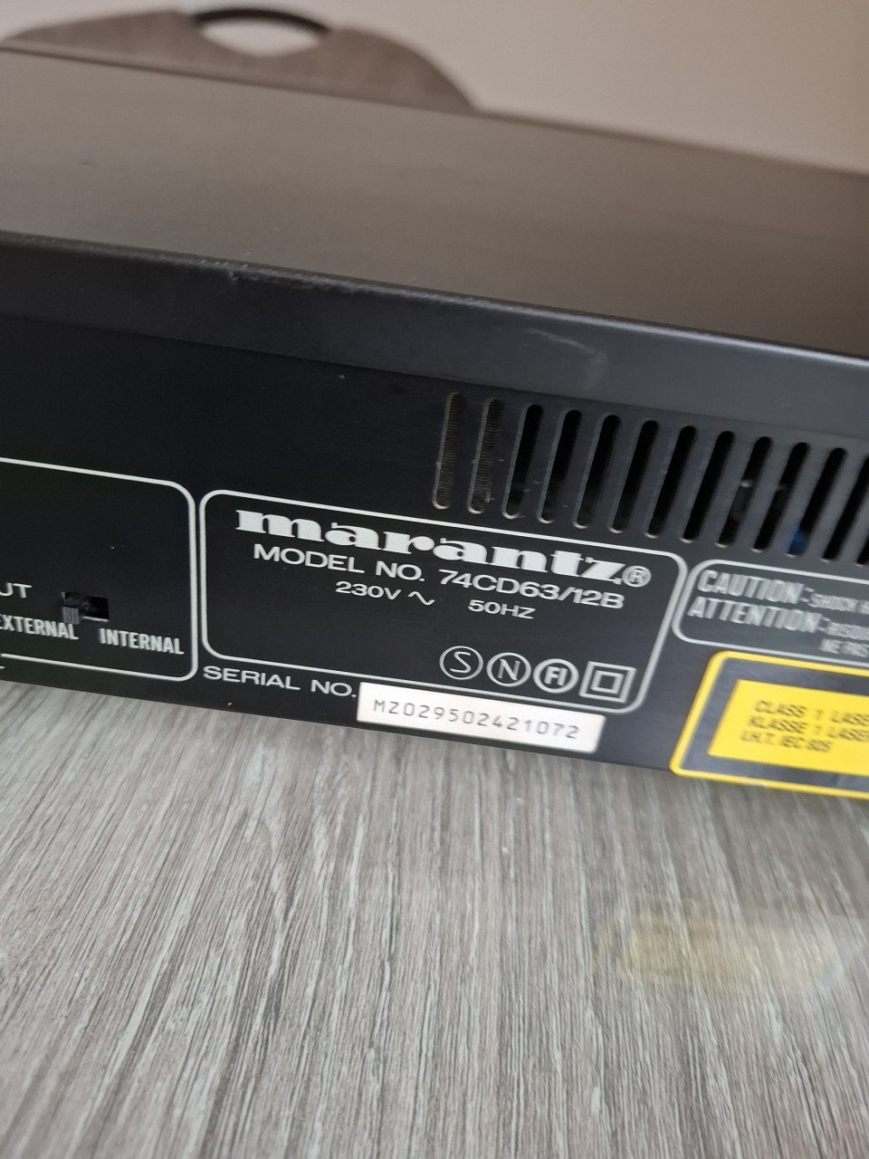 Marantz 74 CD 63/12B . CD speler