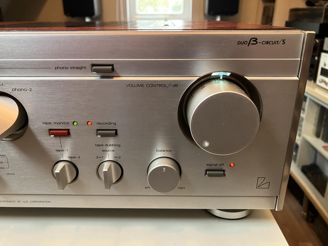 Luxman L-510 vintage top versterker met MM en MC 2x112W service + garantie
