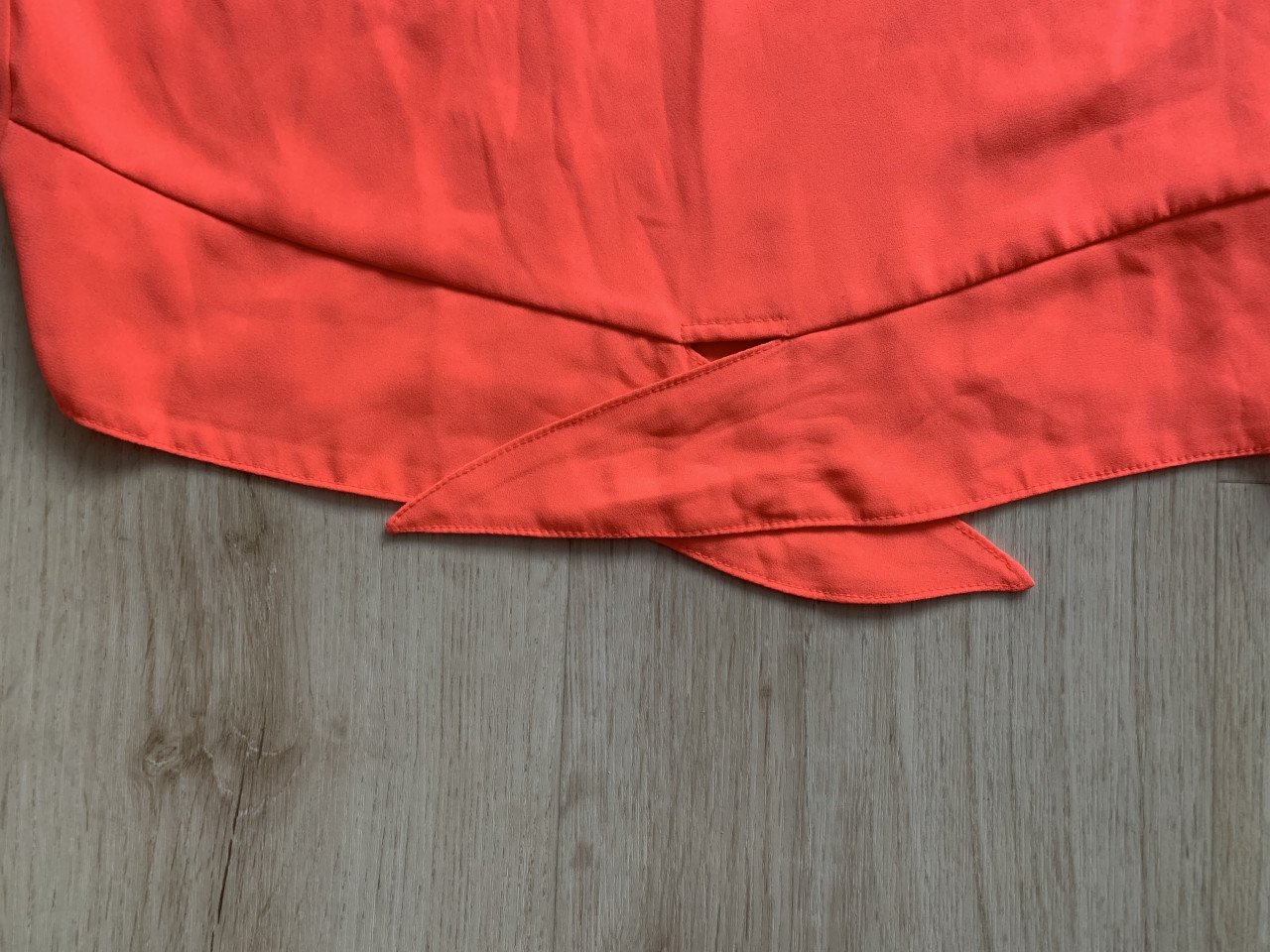 Neon oranje shirt maat 158