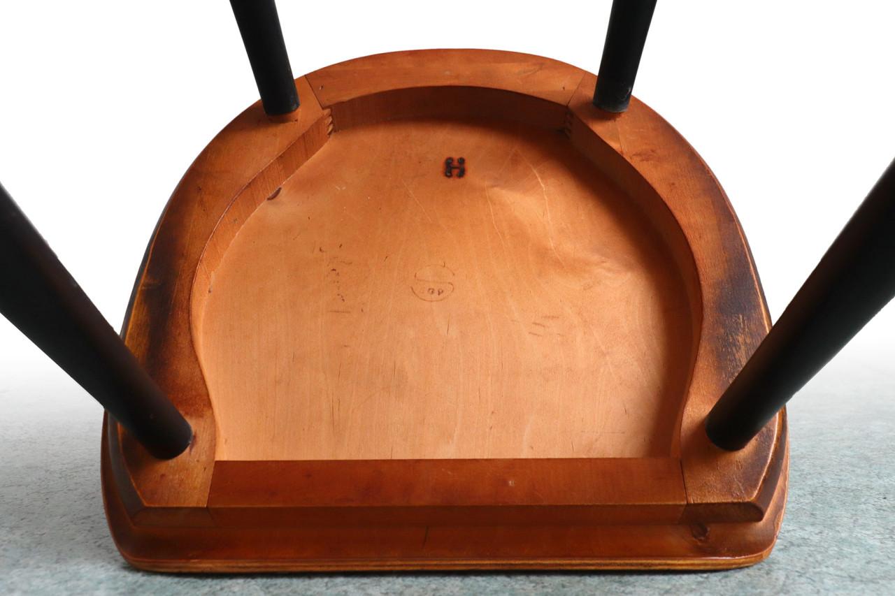 6x vintage Pastoe 'Haga' spijlenstoel