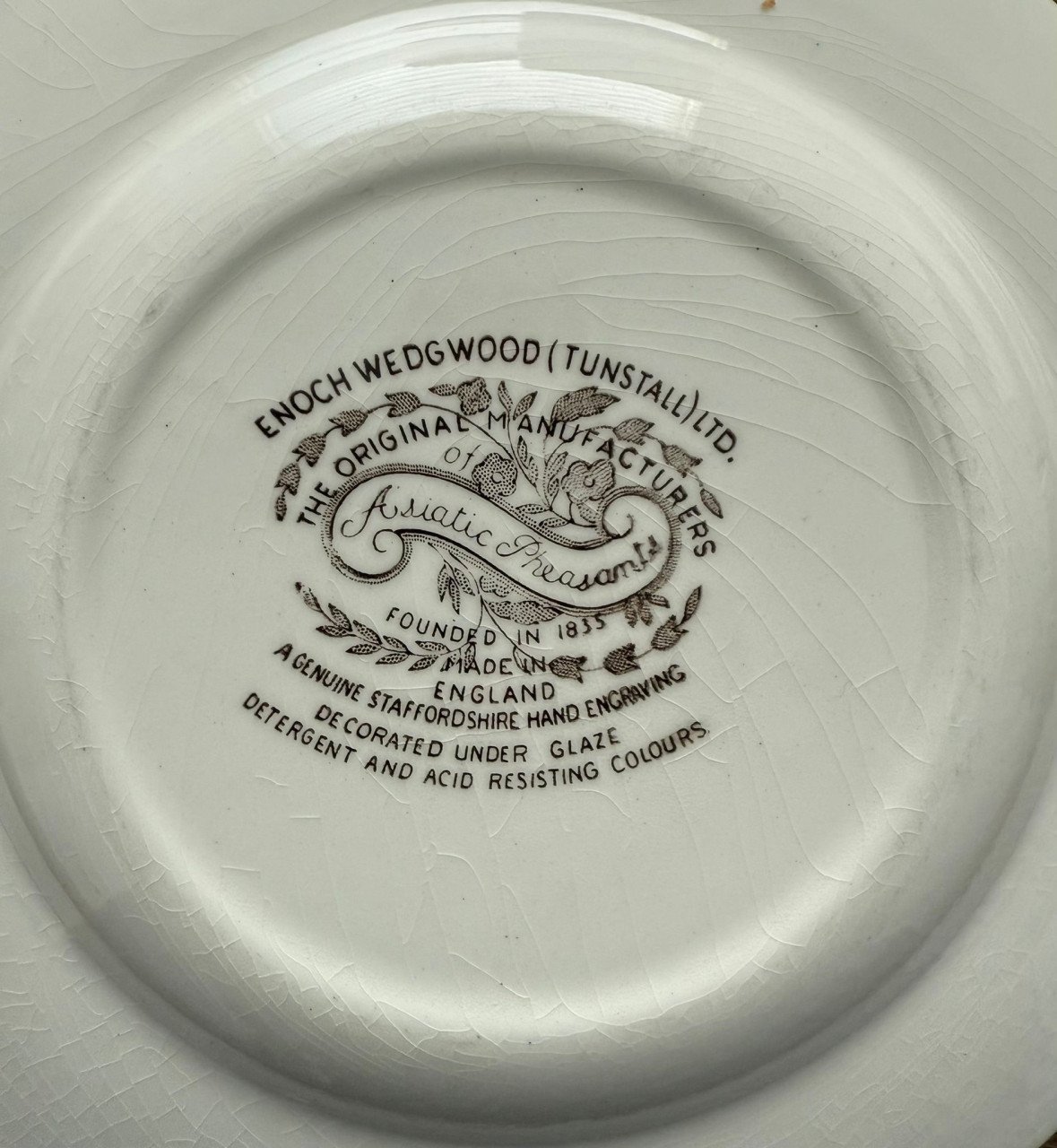 Wedgewood servies enoch tunstal