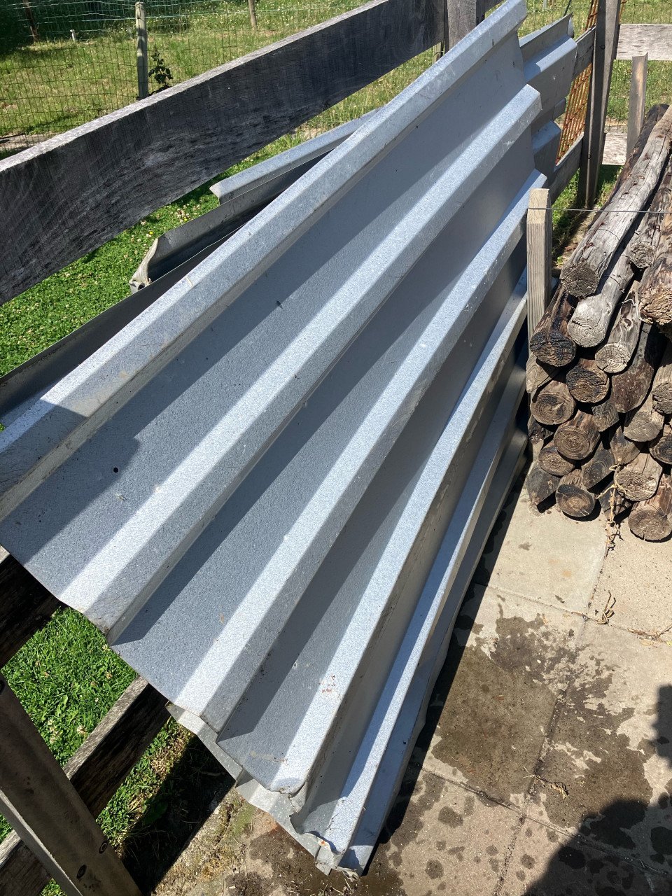 Metalen damwand platen