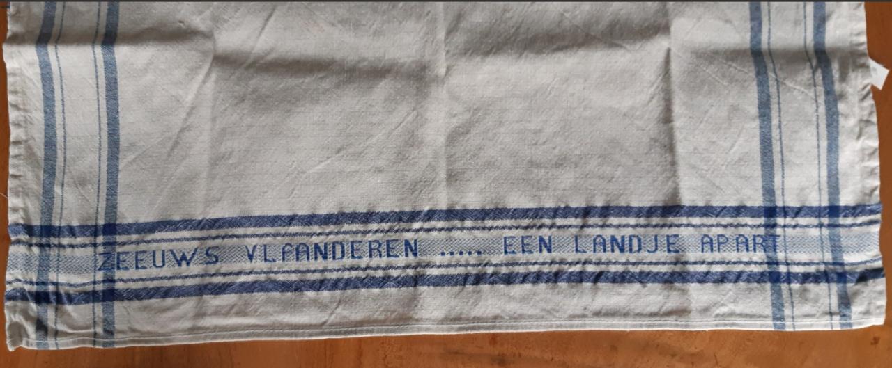 Theedoek, glazendoek, Zeeuw Vlaanderen een landje apart