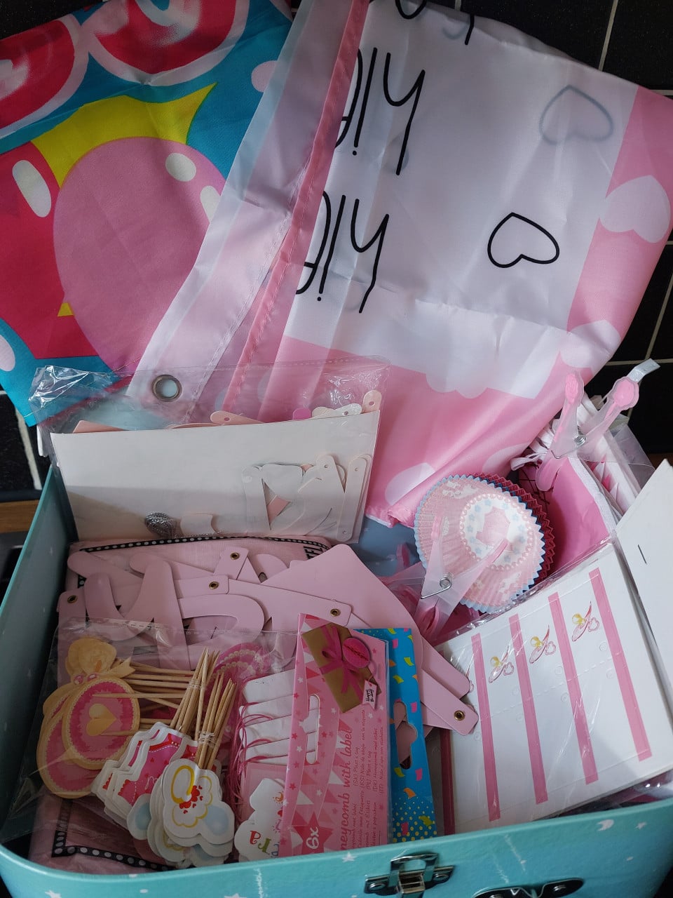 GRATIS Geboorteversiering meisje