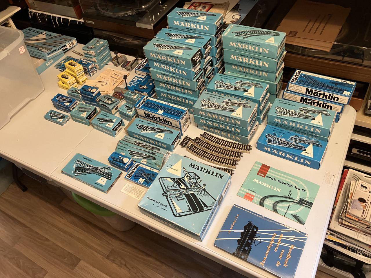 Märklin HO spoor wissels overgang seinen trafos