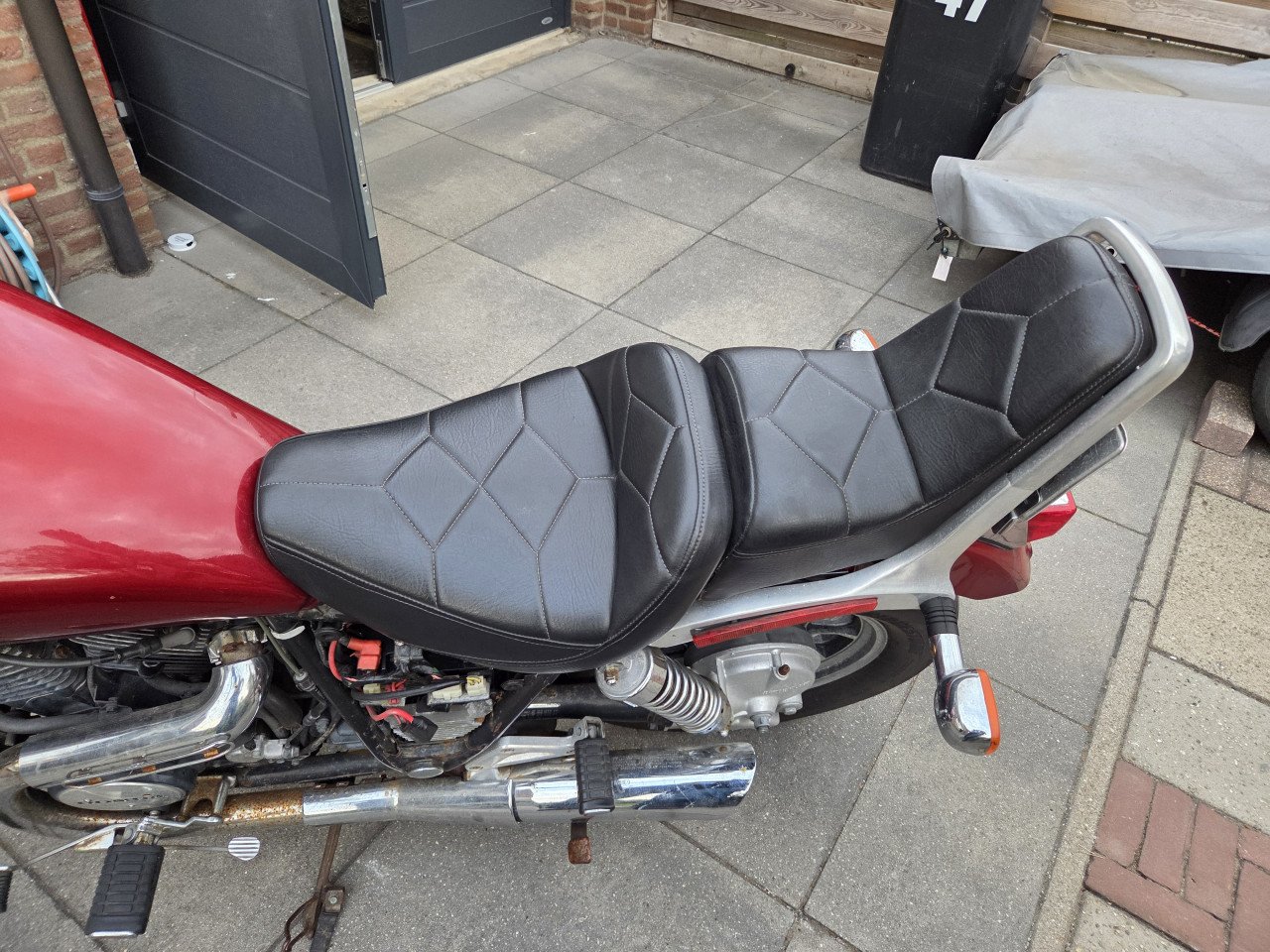 Honda VT700C shadow hobby object (opknapper) door inruil verkregen