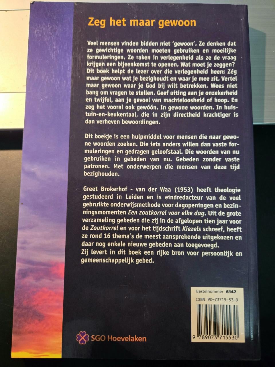 Boek :Zeg het maar gewoon: Gebeden voor iedereen 1999 1e druk