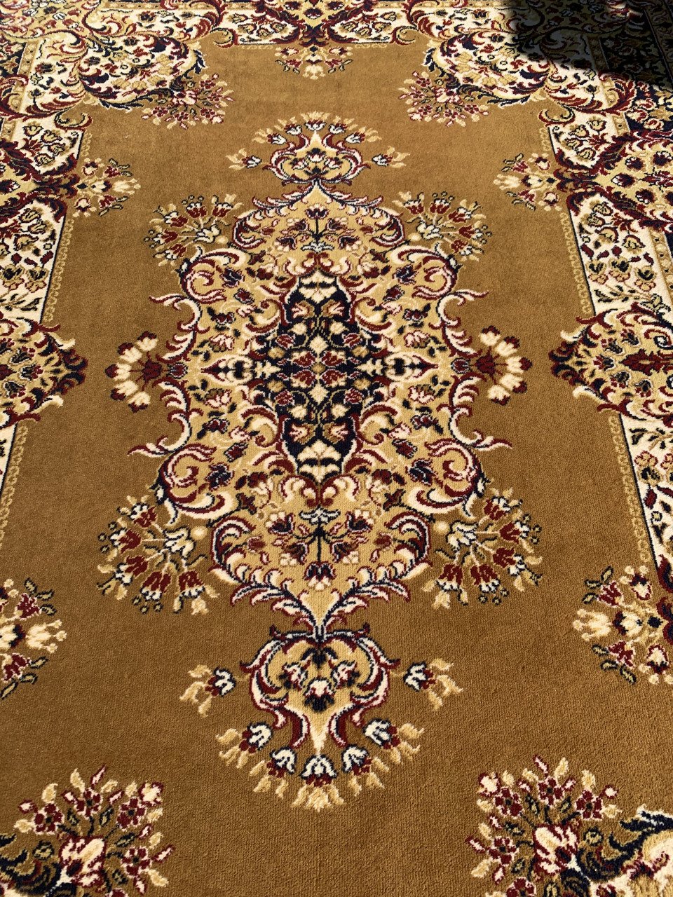 ✨Prachtig Sfeervol Okergeel Vintage Vloerkleed ✨