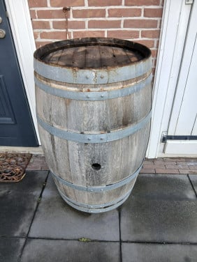 Houten wijnvat