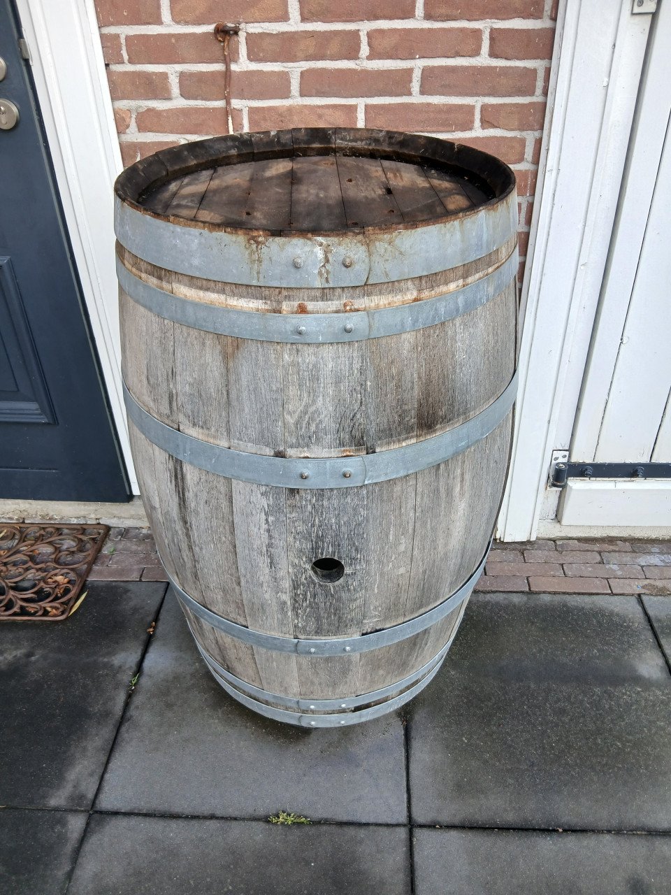 Houten wijnvat