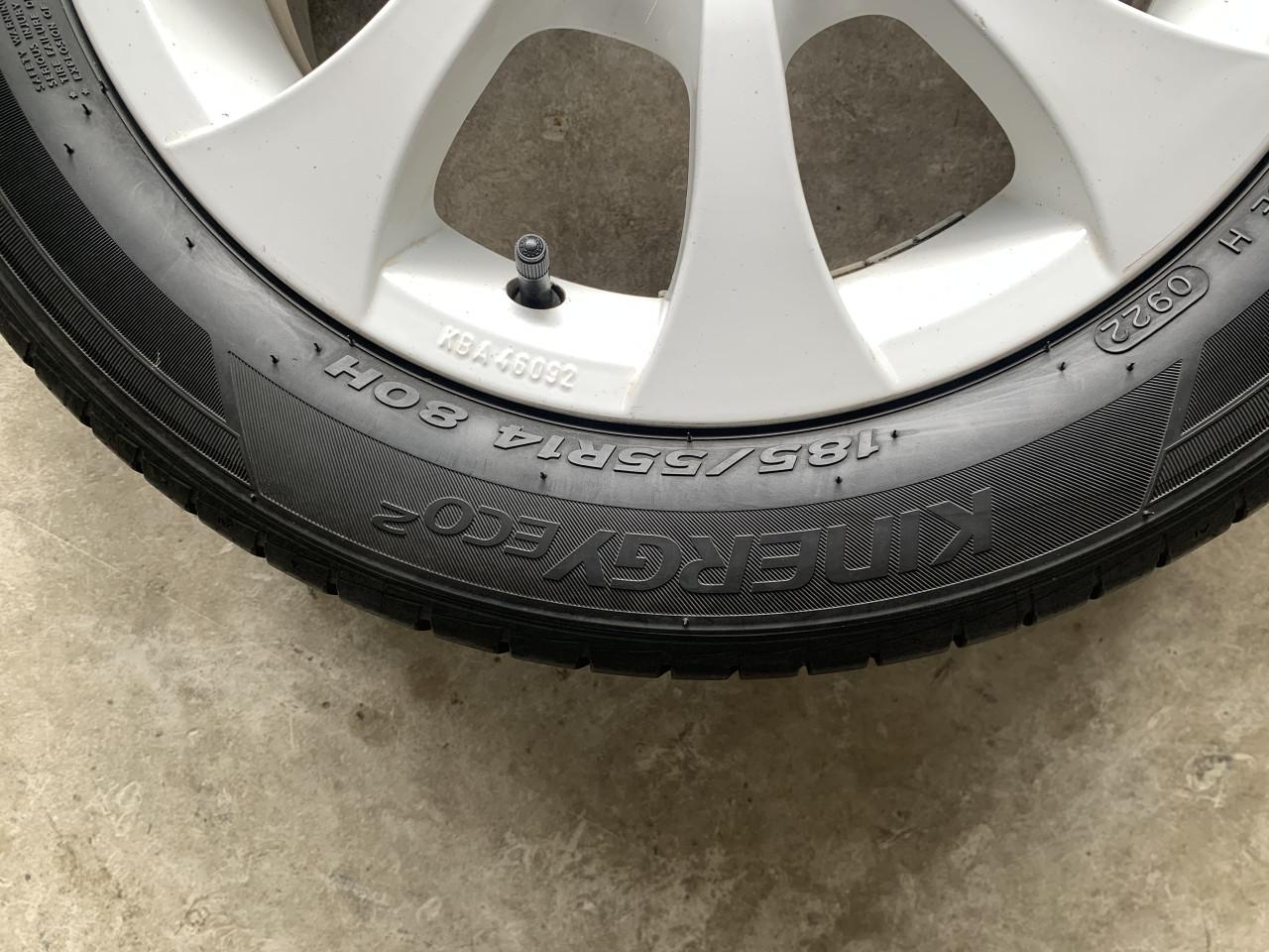 Velgen met zomerbanden voor C1, Aygo of Peugeot 107