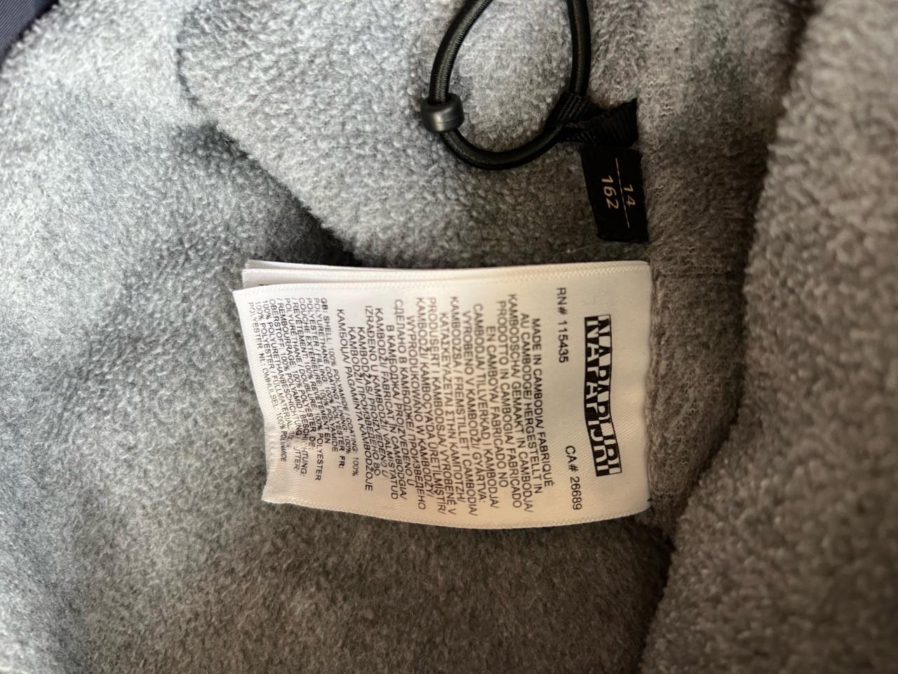 Napapijri winter anorak donkerblauw (maat: 158/164)