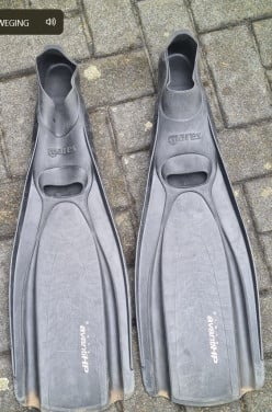 Te koop :Mares Plana Avanti zwemvliezen maat 46/47