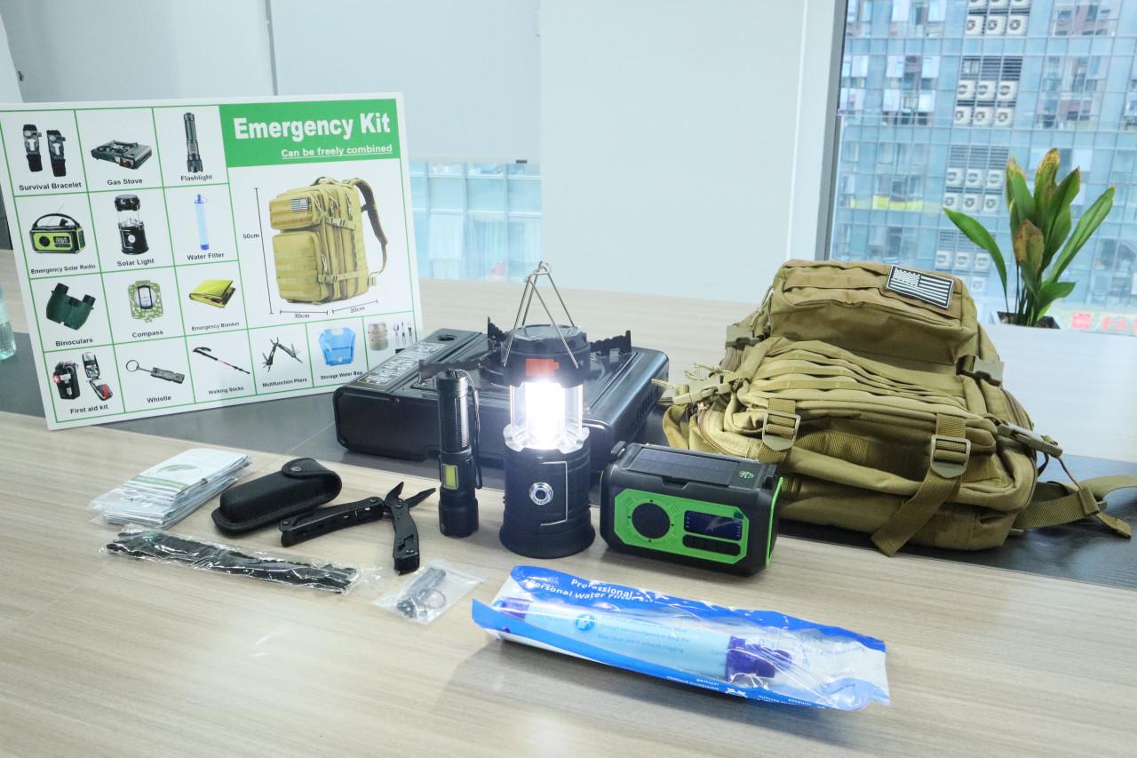 72-uurs Noodpakket Survival Kit – Compleet 50L Bag met noodspullen