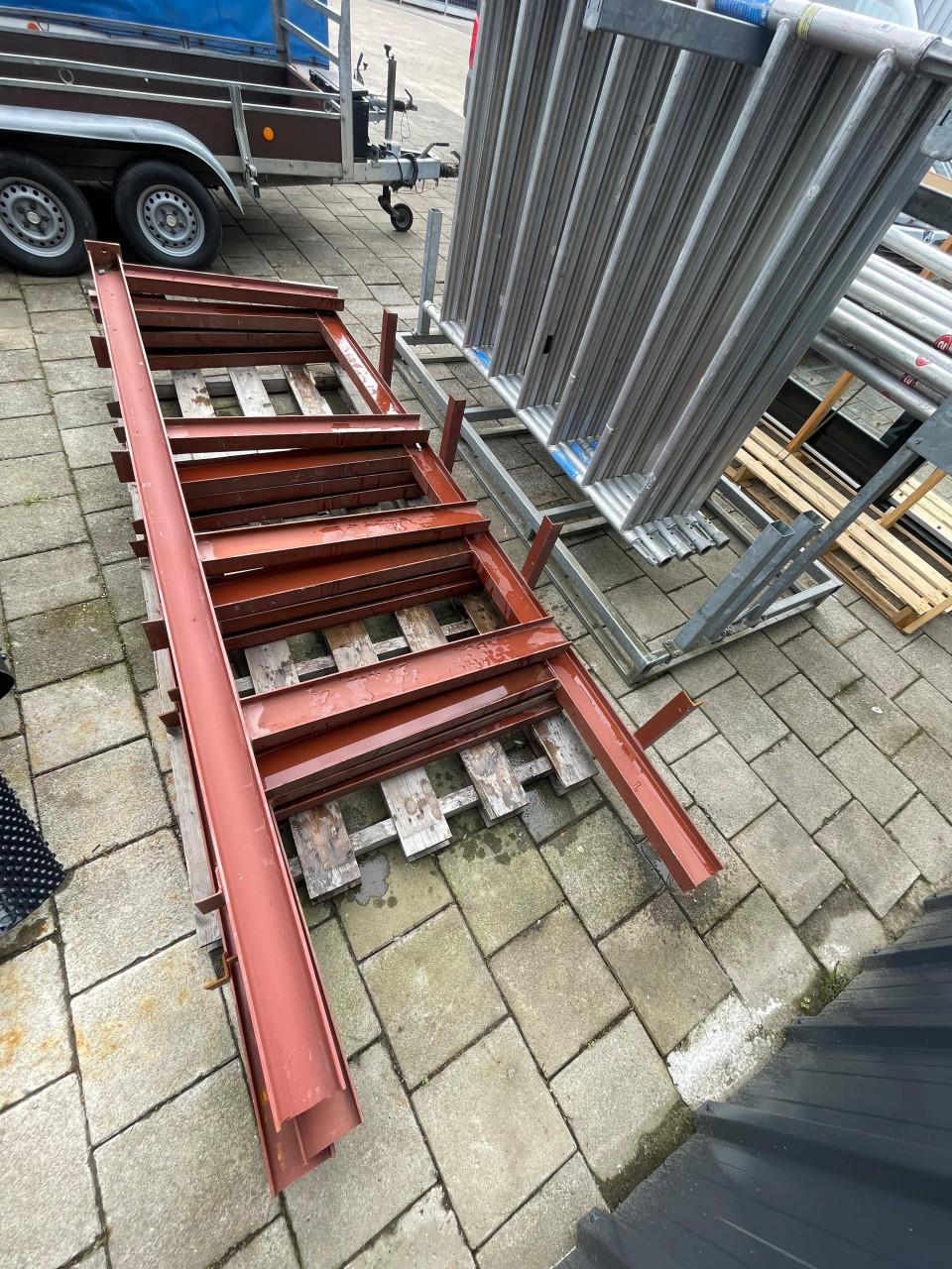 Zware stalen opslagstelling / materiaalstelling / palletstelling