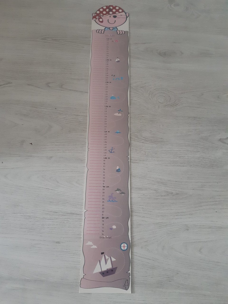 Groei piraat (meetlat)