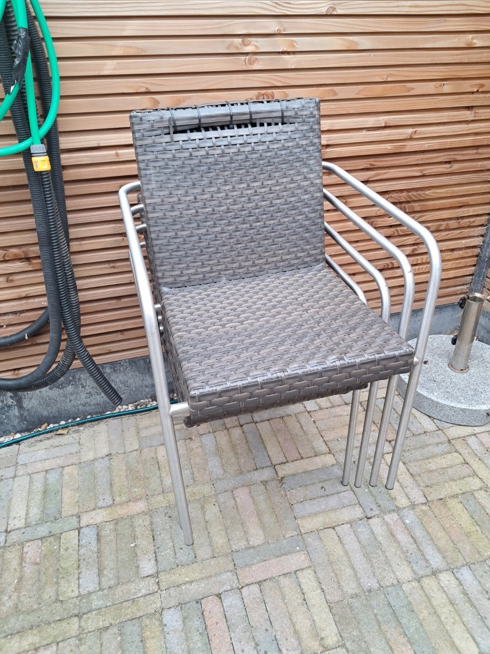 4 tuinstoelen