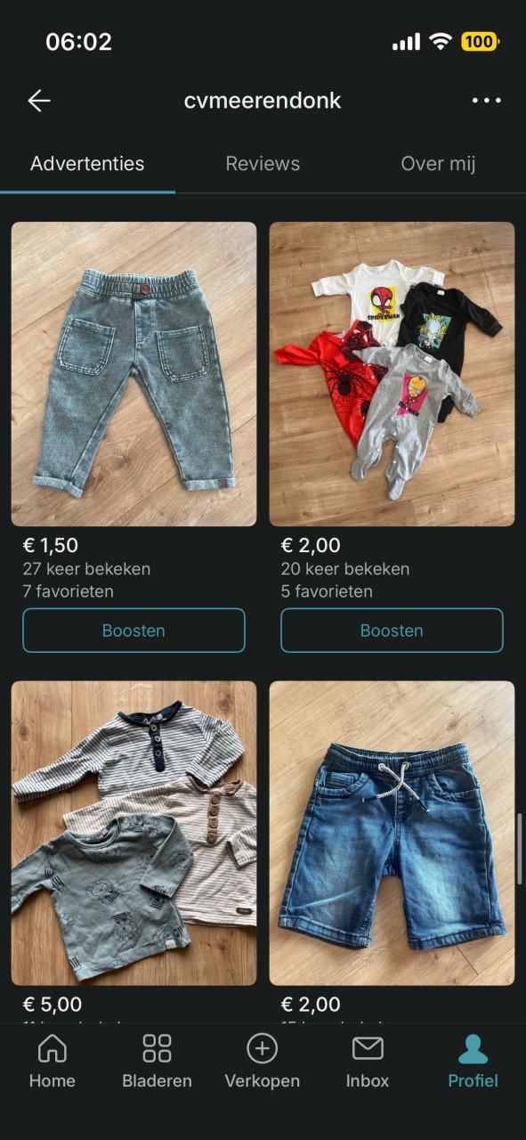 Veel kleding maat 56 - 62