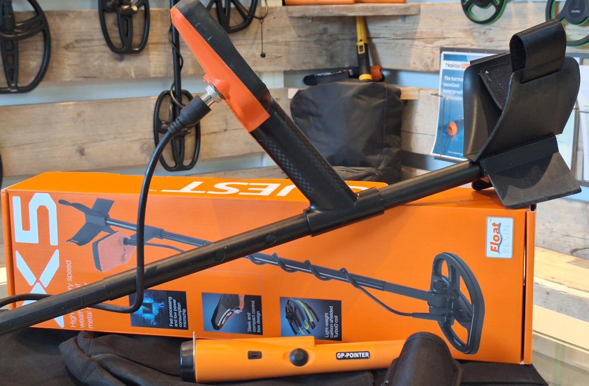 Tweedehands A-merk metaaldetectors bij De Detectorshop