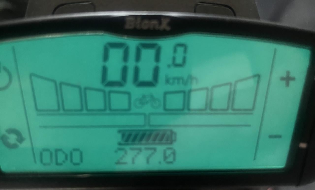 Mercedes-Smart E-Bike 277 km op de teller.