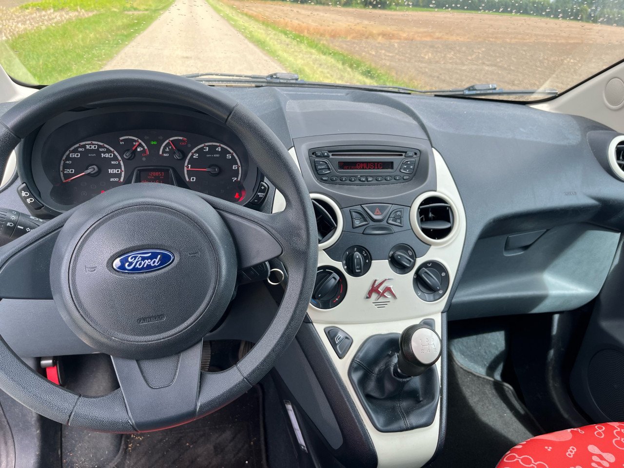 Ford Ka 1.2 2011 Zwart Elek. Ramen + spieg. Airco
