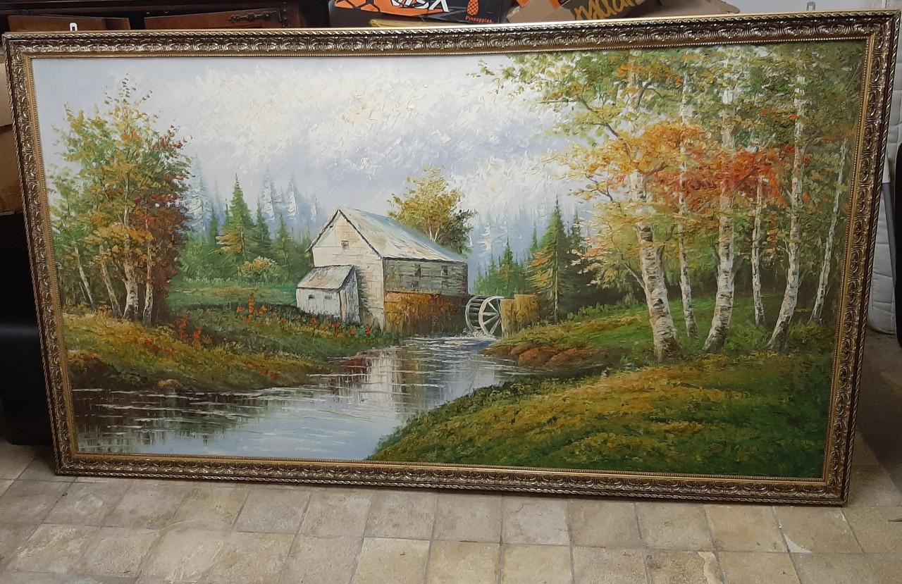 Grote schilderijen 133 x233 cm diverse afbeeldingen