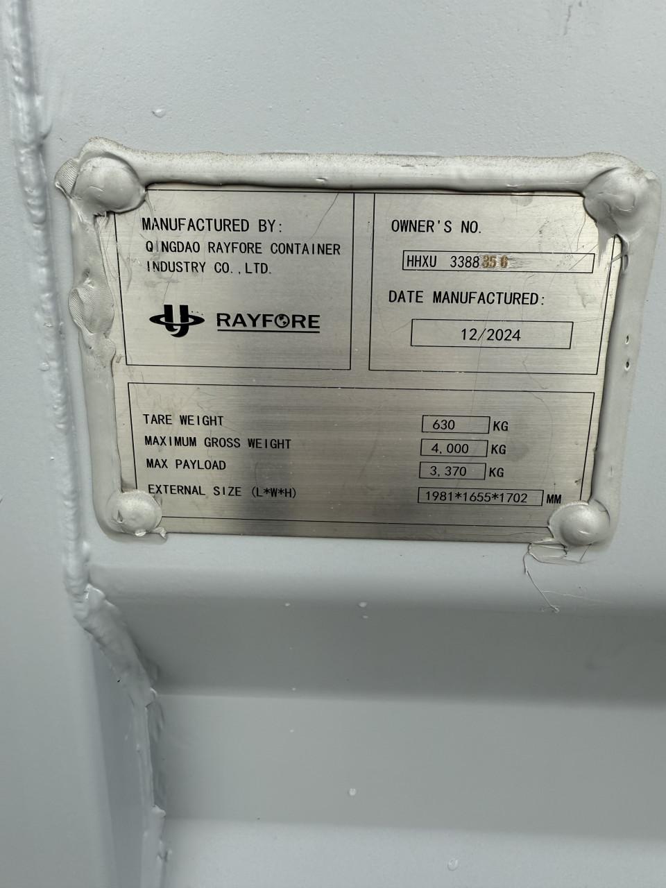 Opslagcontainer nieuw (klein)