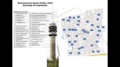 Rommelroute Goese polder met rijdende ijskar