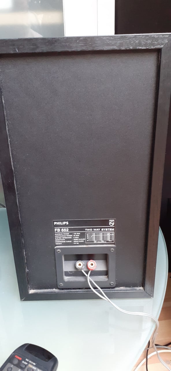 Stereo set technics compleet met boxen kabels en ab