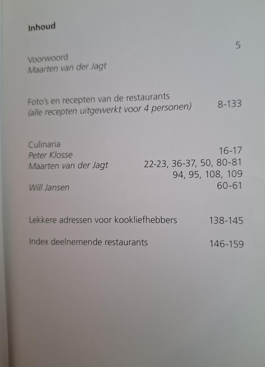 Eten in Zeeland / 26 restaurants in foto's en gerechten, J.C. Bartelsman