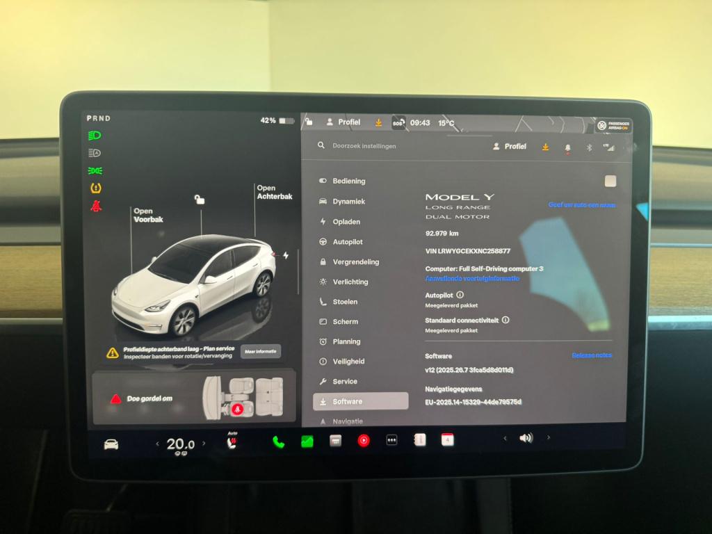 Tesla Model Y long range awd 75 kwh