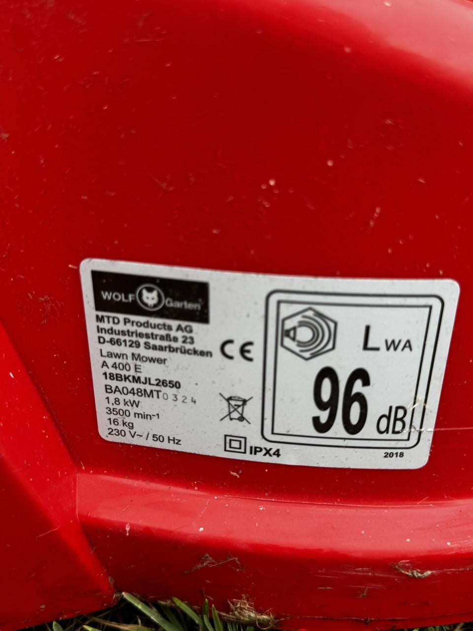Wolf grasmaaier (elektrisch)