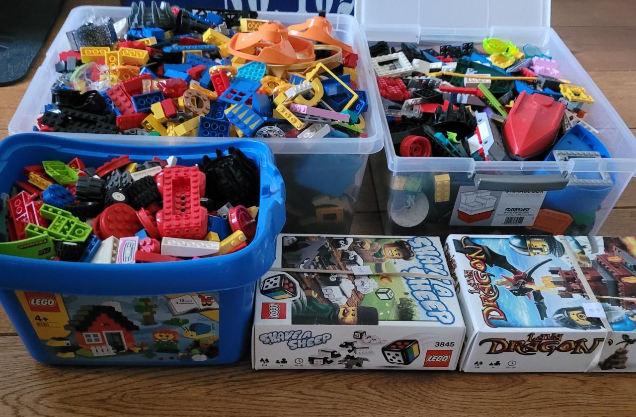 Losse lego onderdelen grote partij
