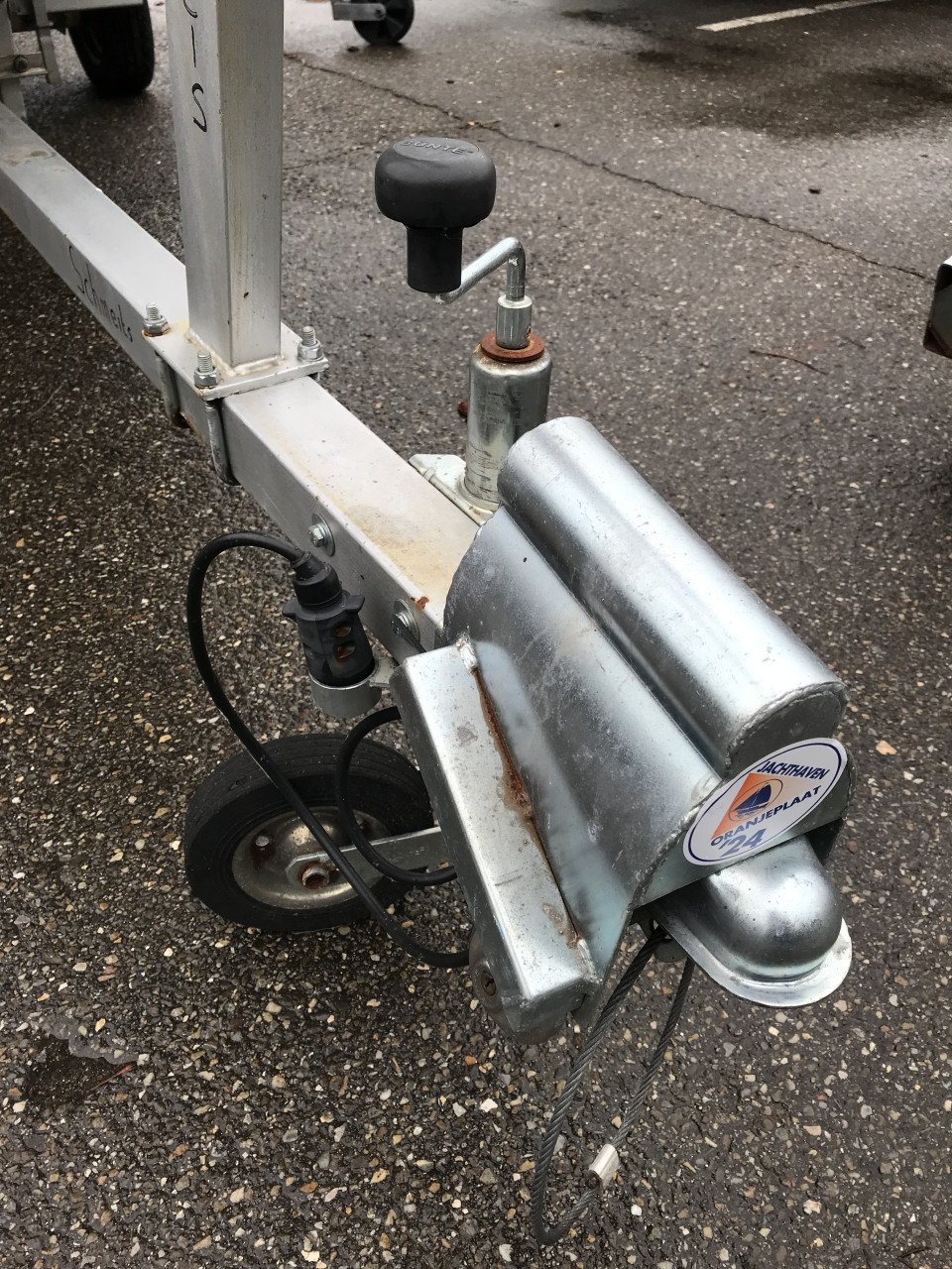 Boot Trailer met gratis zeilboot