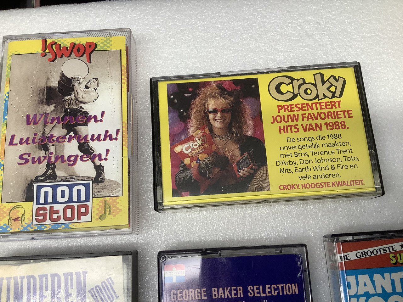 Verschillende Cassettebandjes aangeboden