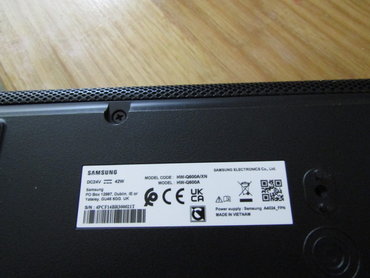 Soundbar samsung hw-q600a