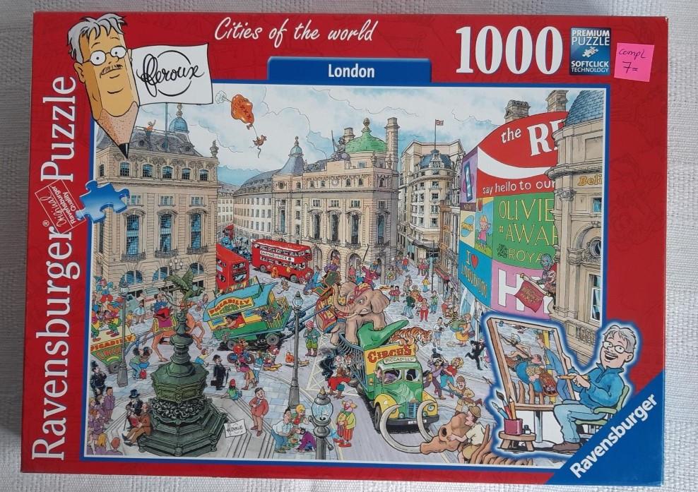 Ravensburger puzzel Cities of the world London 1000 stukjes