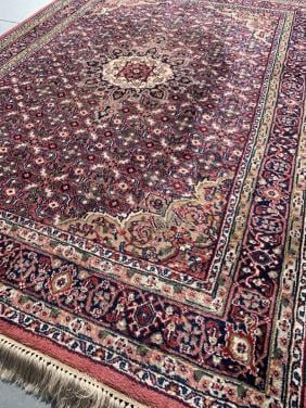 💖Waanzinnig Mooi Kleurrijk Handgeknoopt Vintage Vloerkleed uit India💖