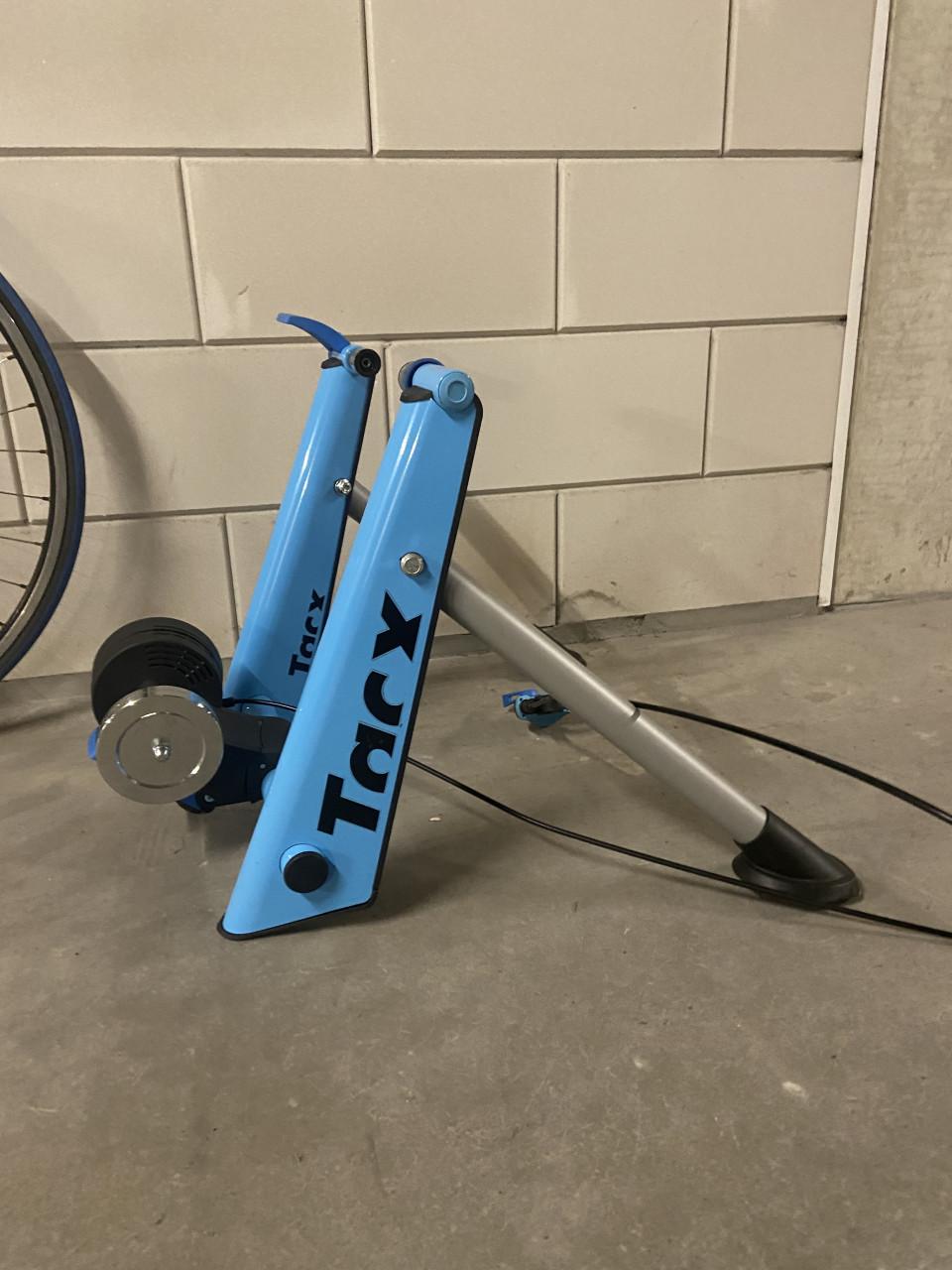 Racefiets met rollen