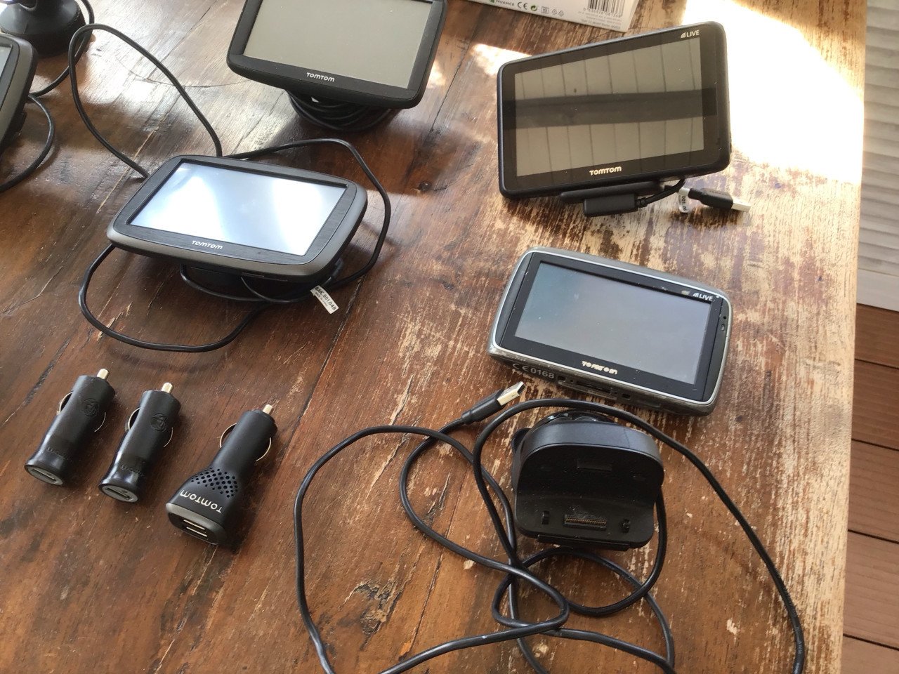 Diverse Tomtom navigatie systemen