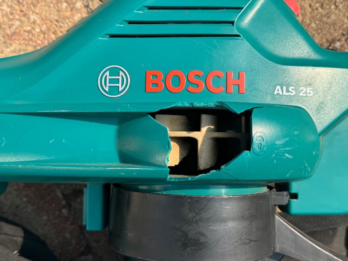 BOSCH ALS 25 bladblazer, -zuiger, met schade, v. reparateurs e/o onderdelen