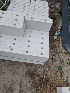 Kalkzandsteen lijmblokken