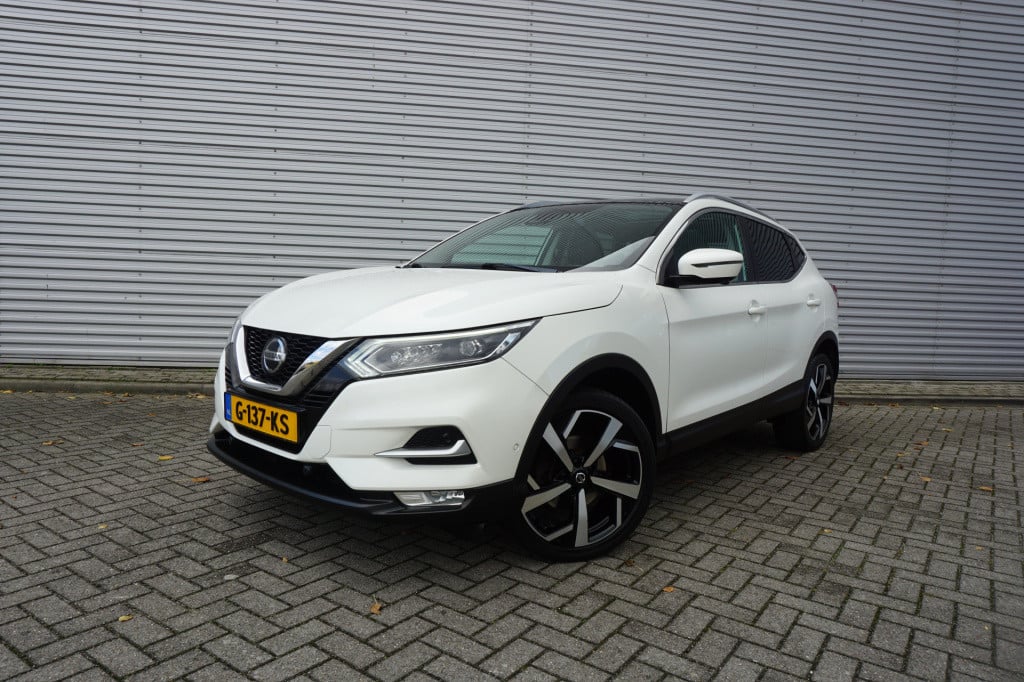 Nissan Qashqai 1.3 dig-t tekna climate / cruise / navi / camera / stoelverw