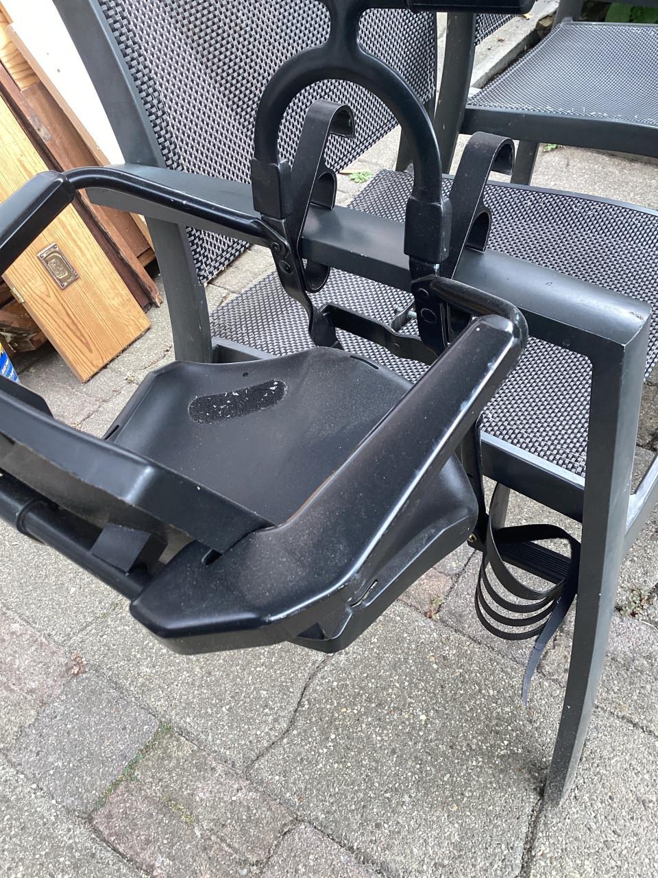 Fietszitje aan het stuur